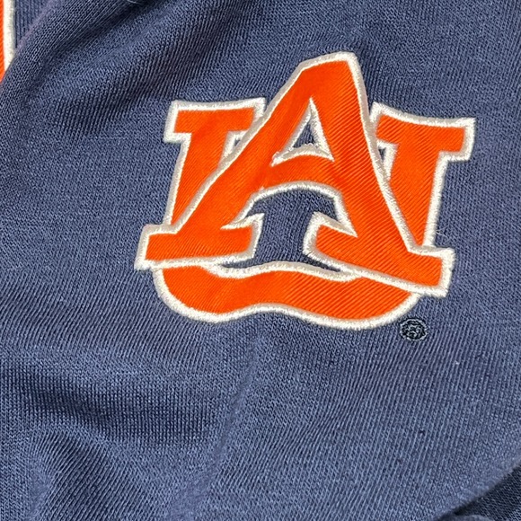 Colosseum Auburn Tigers Navy Orange Hoodie Sweatshirt Mens XL NCAA College - Picture 7 of 8